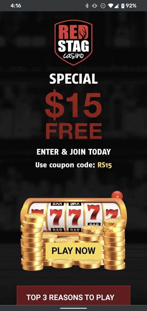 red stag no deposit bonus codes 2023  That $20 will reappear in your account the next day